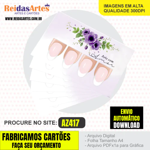 1 Arte Casadinha 9x5cm - AZ417 6