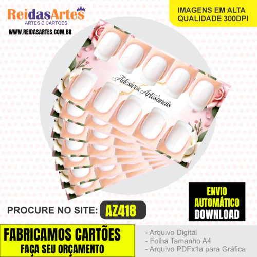 1 Arte 5 Pares 9x5cm - AZ418 10