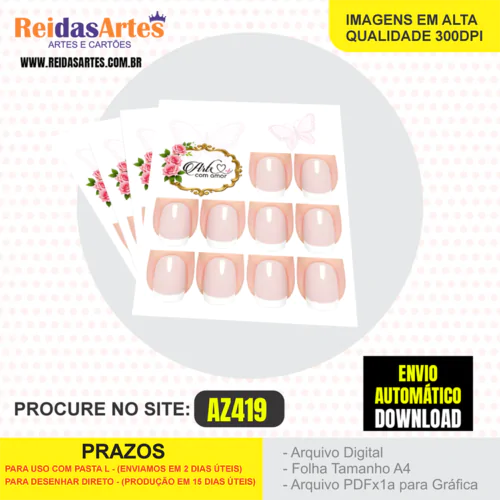 ARTE EM PDF - MINI 5 PARES 7,5X9CM - AZ419 2