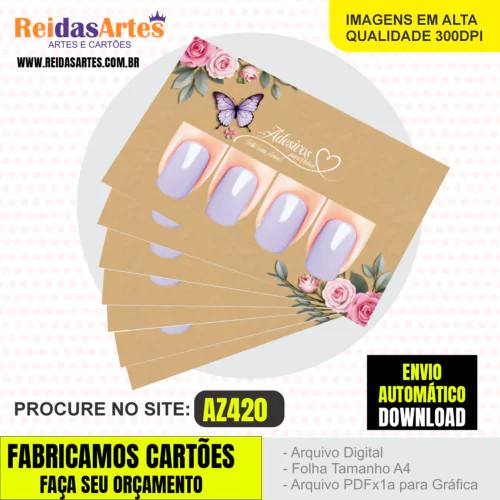 Kit 10 Artes Casadinha 9x5cm - AZ420