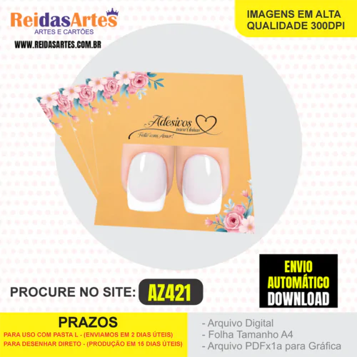 1 Arte Filha Unica 4,5x5cm - AZ421 11