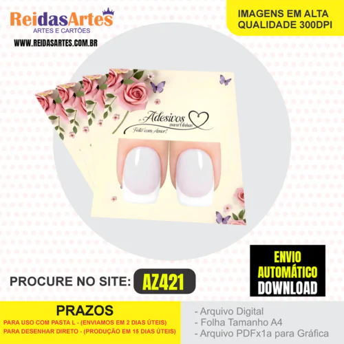 1 Arte Filha Unica 4,5x5cm - AZ421 12