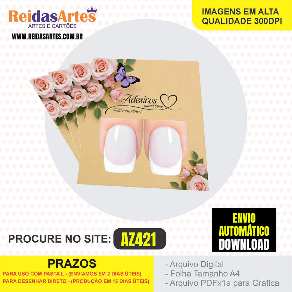 Kit com 15 Artes Filha Unica 4,5x5cm - AZ421