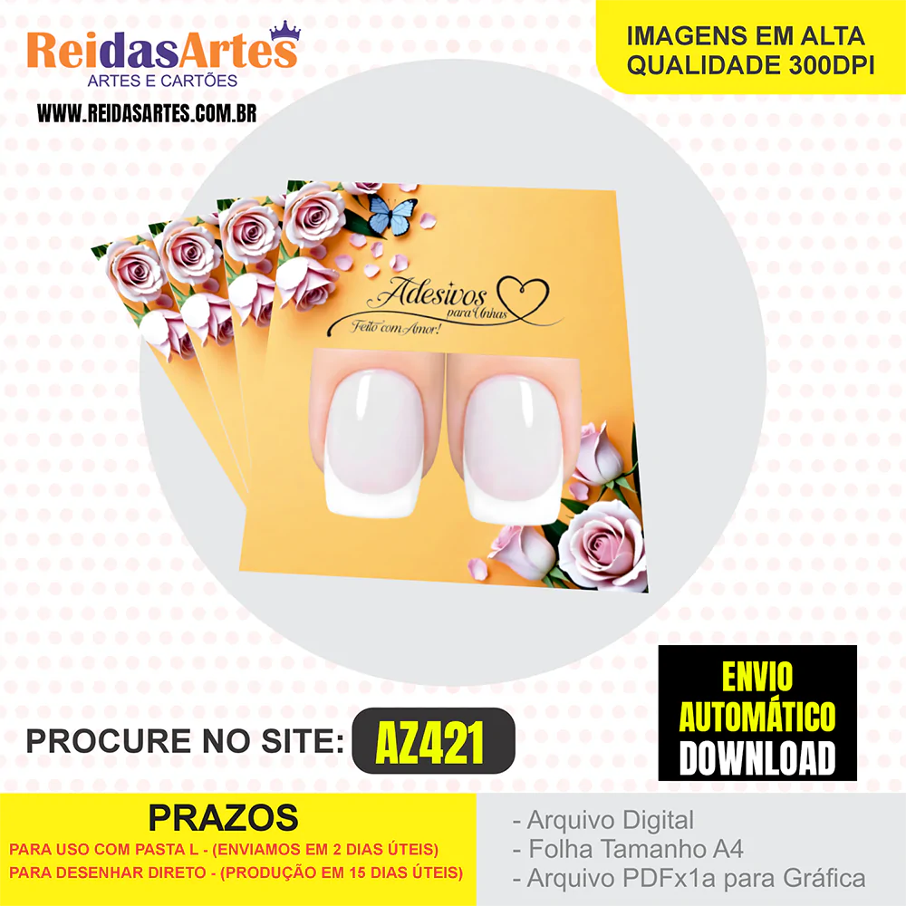 1 Arte Filha Unica 4,5x5cm - AZ421 2