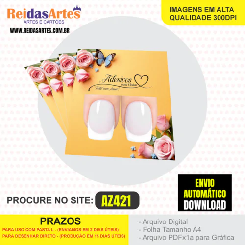 1 Arte Filha Unica 4,5x5cm - AZ421 4