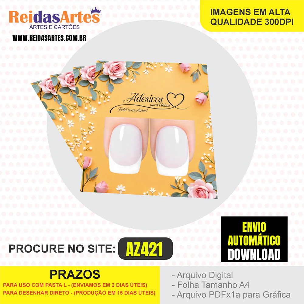 1 Arte Filha Unica 4,5x5cm - AZ421 8