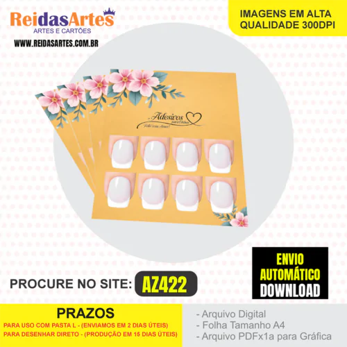 1 Arte Mini 4 Pares 7,5x9cm - AZ422 1