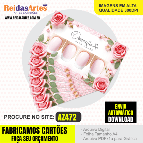 1 Arte Casadinha Mão 9x5cm - AZ472 2