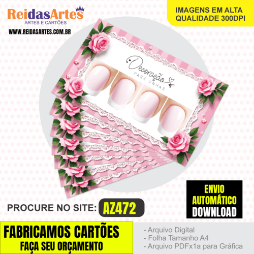 1 Arte Casadinha Mão 9x5cm - AZ472 7