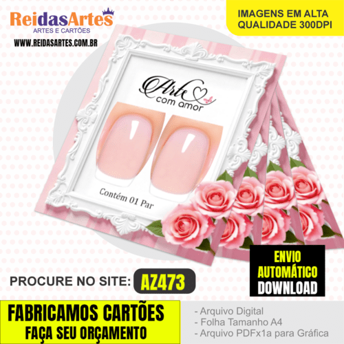 1 Arte Filha Unica 4,5x5cm - AZ473 3