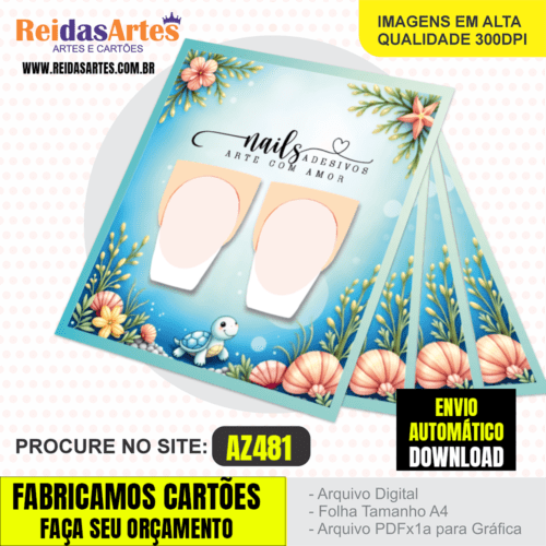 1 Arte Filha Unica 4,5x5cm - AZ481 7
