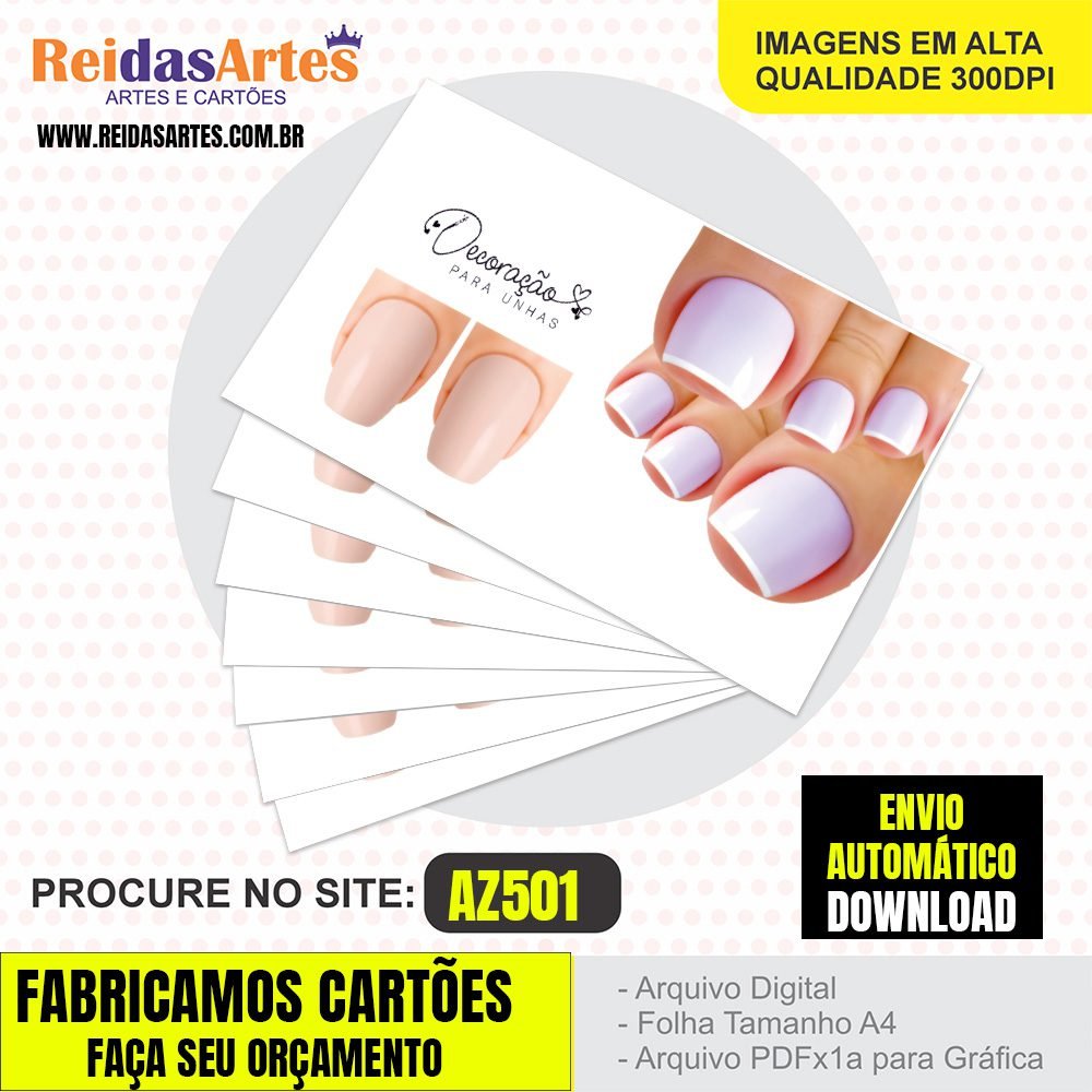 1 Arte Casadinha Pé e Mão 9x5cm - AZ501 2