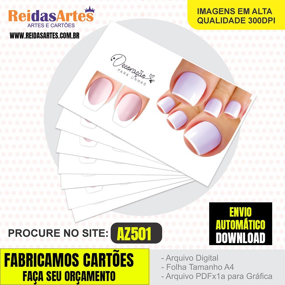 1 Arte Casadinha Pé e Mão 9x5cm - AZ501 3