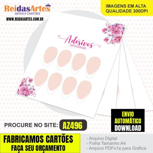 1 Arte Mini 4 Pares 7,5x9cm - AZ496 12