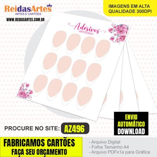 1 Arte Mini 6 Pares 7,5x9cm - AZ496 14