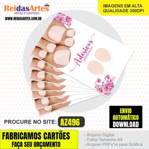 1 Arte Casadinha Mão 9x5cm - AZ496 6