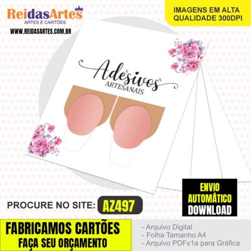 1 Arte Filha Unica 4,5x5cm - AZ497 8
