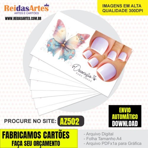 Kit 6 Artes Filha Unica Pé 9x5cm - AZ502 - Image 3