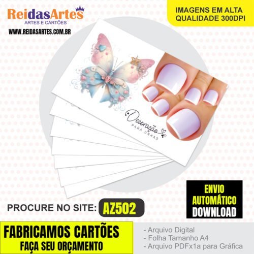 Kit 6 Artes Filha Unica Pé 9x5cm - AZ502 - Image 2