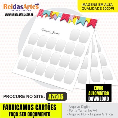 Kit 12 Artes Surtidas Juninas - AZ505 - Image 2