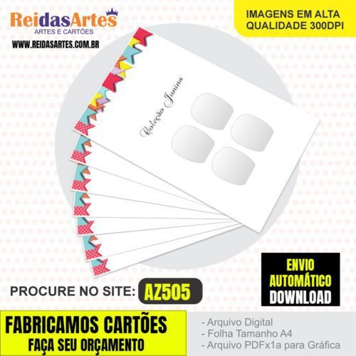 Kit 12 Artes Surtidas Juninas - AZ505 - Imagem 14