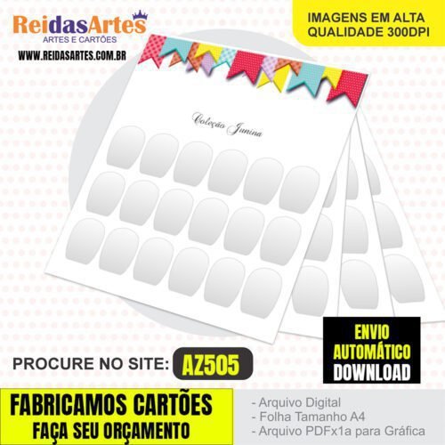 1 Arte Mini 9 Pares 9x10cm -  AZ505 9