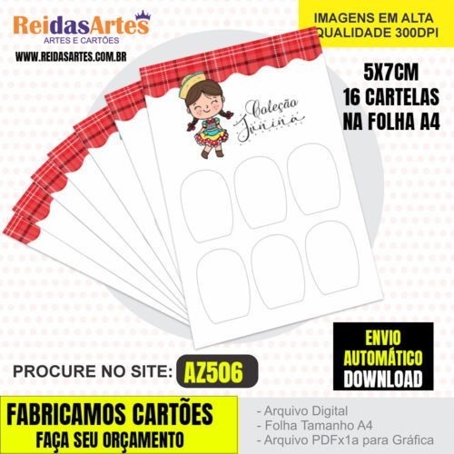 1 Arte 3 Pares 5x7cm - AZ506 12