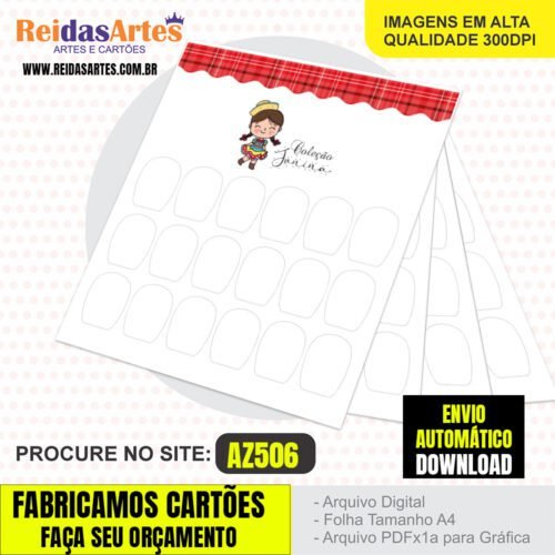 1 Arte Mini 9 Pares 9x10cm -  AZ506 9