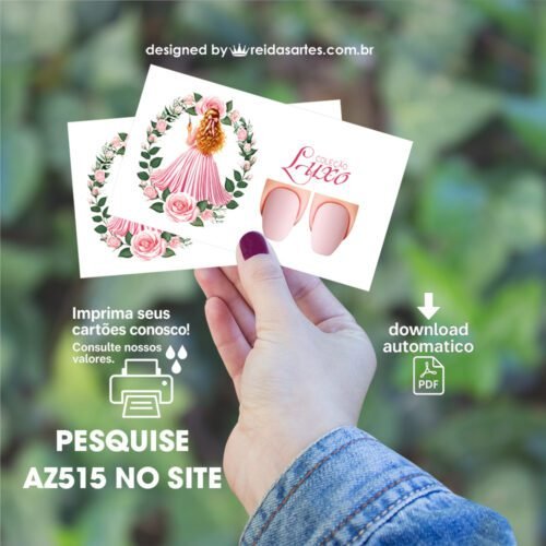 1 Arte Exclusiva Filha Única 9x5cm: Imprima em Casa ou na Gráfica! AZ515 1