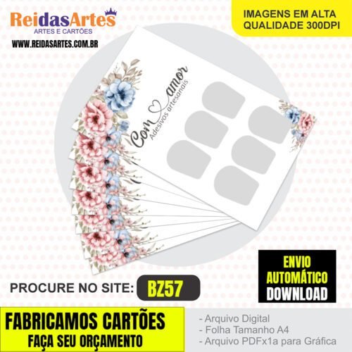 1 Arte 3 Pares 9x5cm - BZ57 4