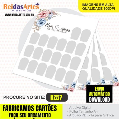 1 Arte Mini 10 Pares 9x10cm - BZ57 8