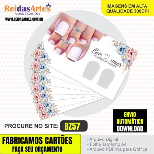 1 Arte Casadinha Pé 9x5cm - BZ57 9