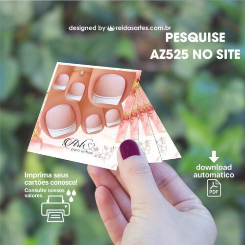 1 Arte Filha Unica Pé 4,5x5cm - AZ525 1