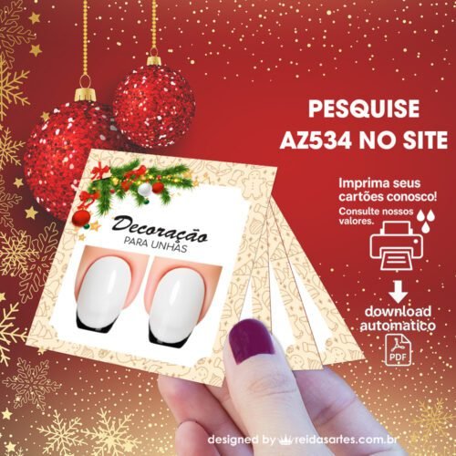 Kit 5 Artes Exclusiva Filha Única 4,5x5cm - AZ534 Natal - Imagem 3