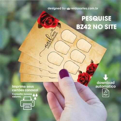 ARTE EM PDF - 3 PARES 9X5CM - BZ42 8