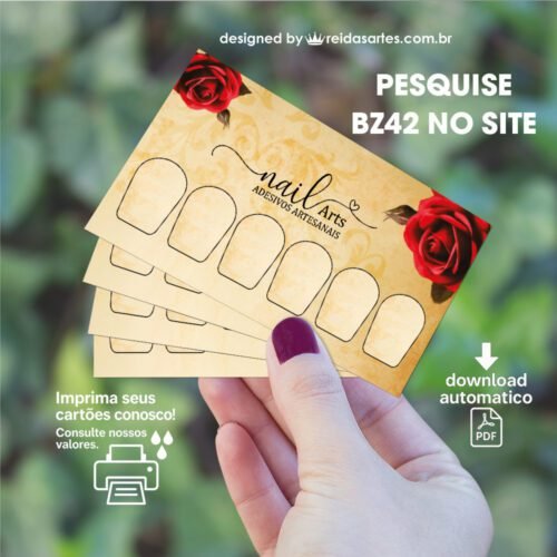 ARTE EM PDF - 3 PARES 9X5CM - BZ42 9