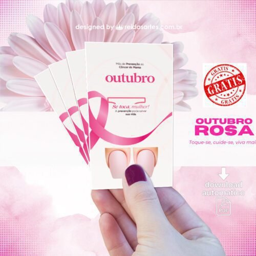 ARTE EM PDF - FILHA UNICA 9X5CM - AZ540 - PREVENÇÃO DO CANCER DE MAMA 2