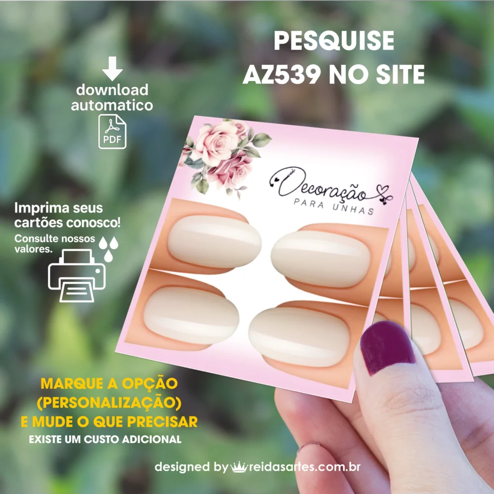 Arte em PDF Casadinha 4,5x5cm - AZ539 2