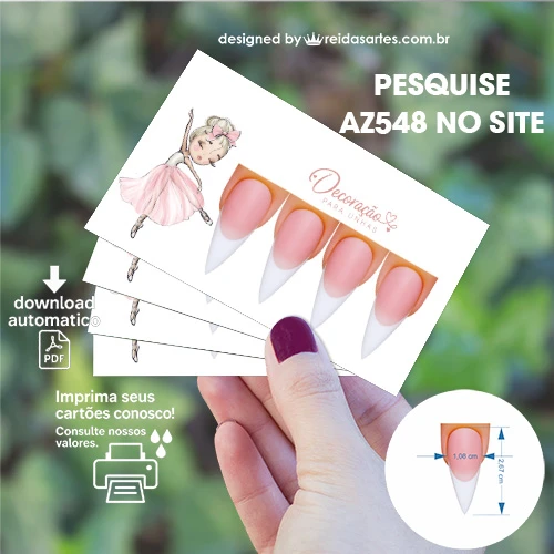 Arte em PDF Casadinha Alongamento 9x5cm - AZ548 (cópia)