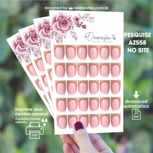 Arte em PDF Cartelão 15 Pares 9x15cm - AZ558 19