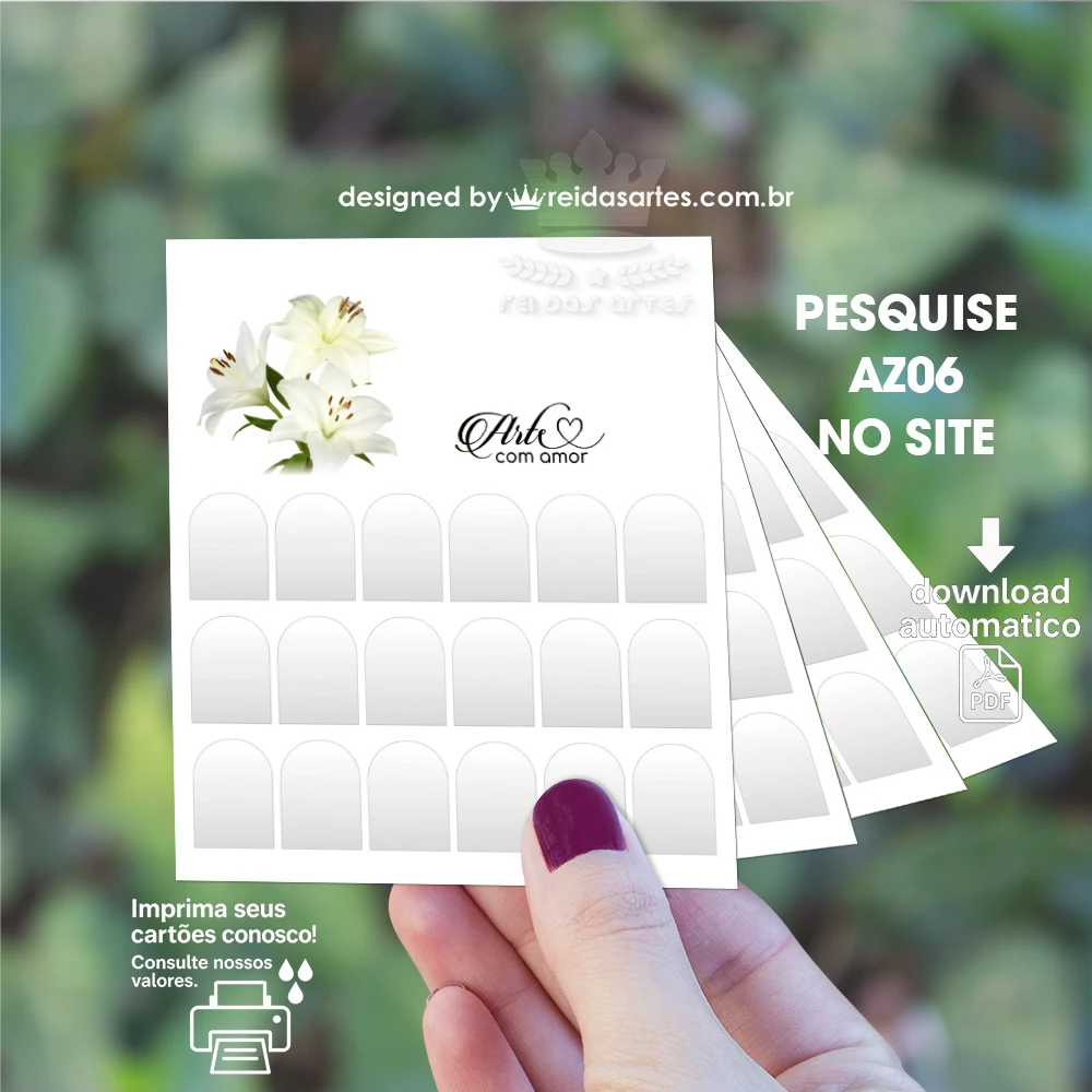 1 Arte Mini 9 Pares 9x10cm - AZ06 10