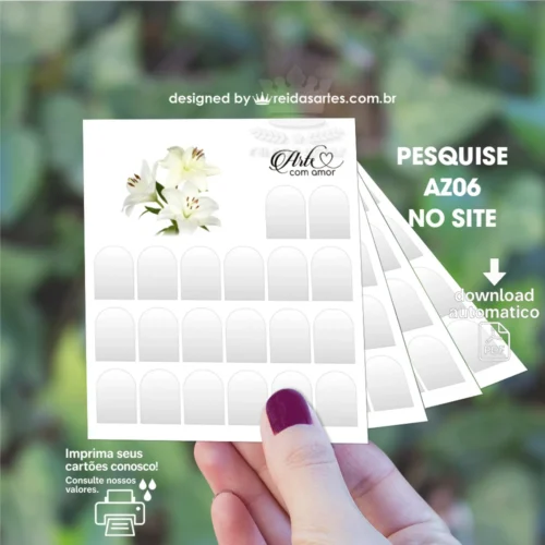 1 Arte Mini 10 Pares 9x10cm - AZ06 11