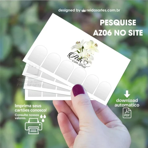 1 Arte 3 Pares 9x5cm - AZ06 5