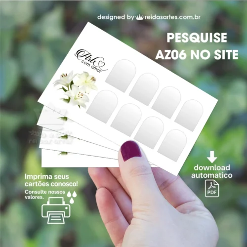 1 Arte 4 Pares 9x5cm - AZ06 6