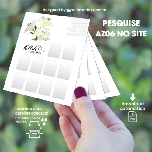 1 Arte Mini 5 Pares 7,5x9cm – AZ06 8