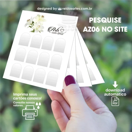 1 Arte Mini 6 Pares 7,5x9cm – AZ06 9