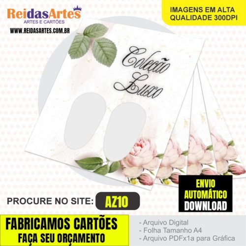 1 Arte Filha Unica 4,5x5cm -  AZ10 1