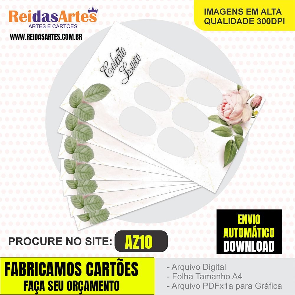 1 Arte 3 Pares 9x5cm -  AZ10 3