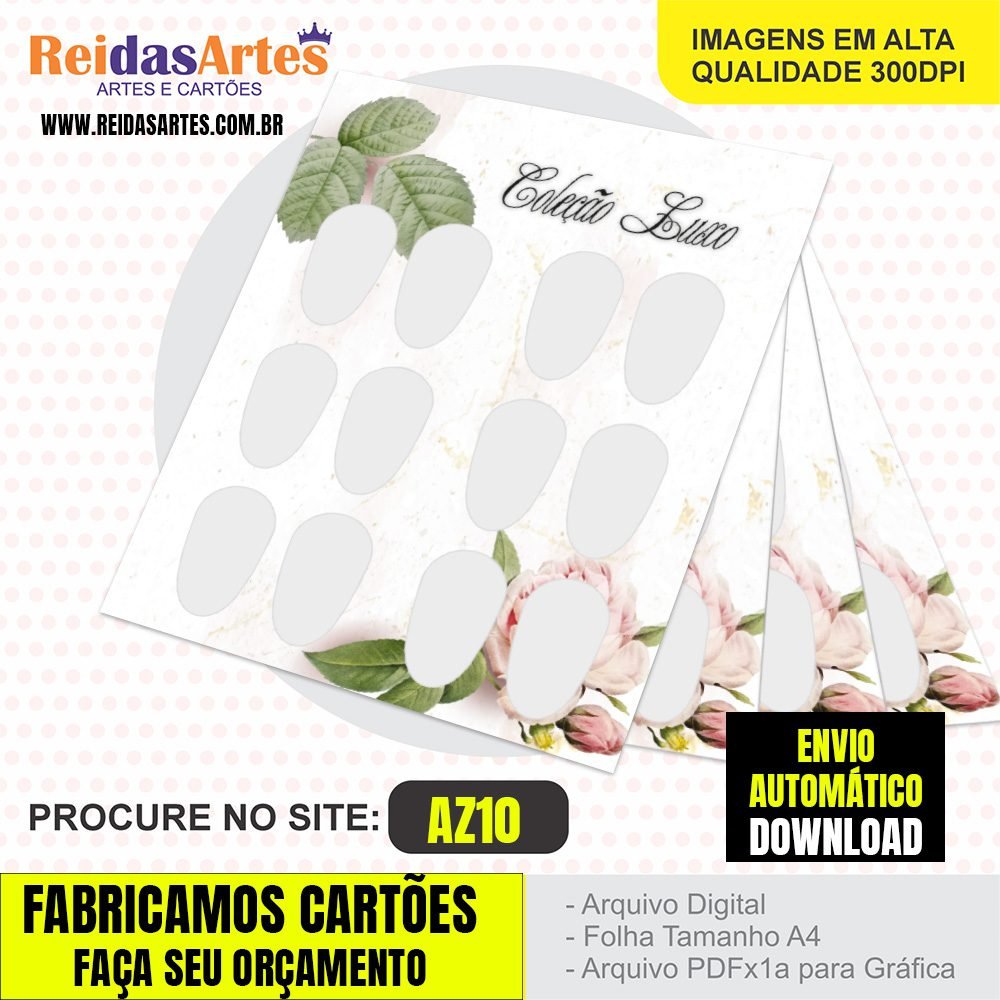 1 Arte Mini 6 Pares 7,5x9cm -  AZ10 6