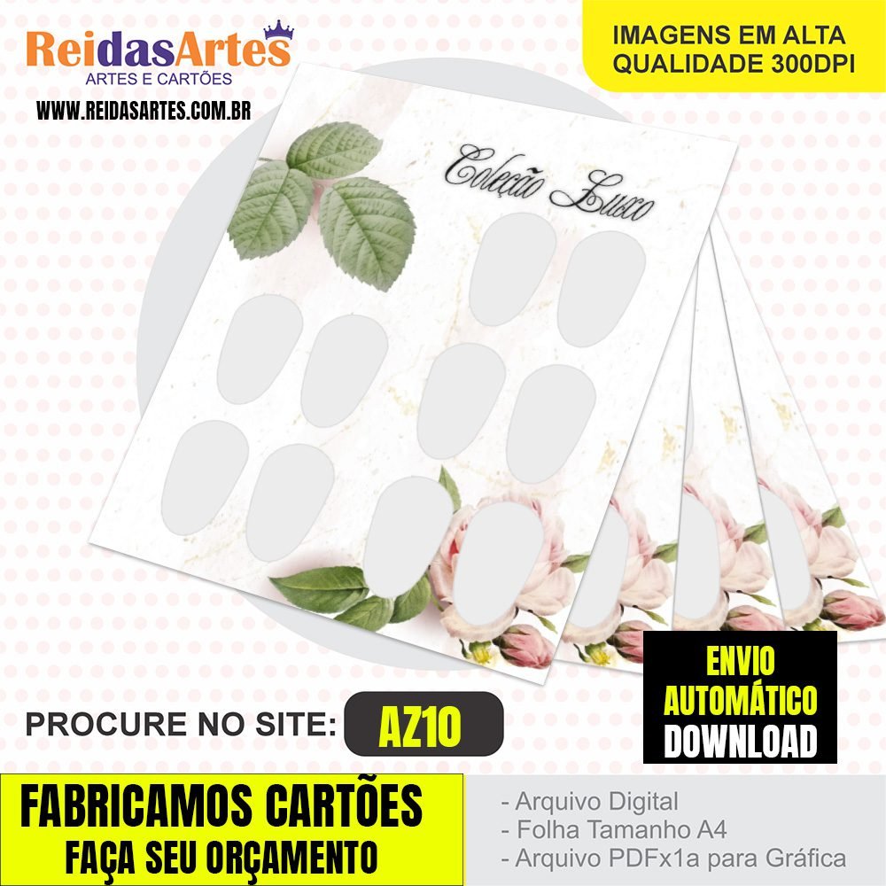 1 Arte Mini 5 Pares 7,5x9cm – AZ10 7
